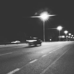 Road at night