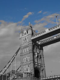 Low angle view of bridge
