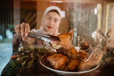 Close-up of food