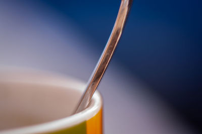 Close-up of coffee cup