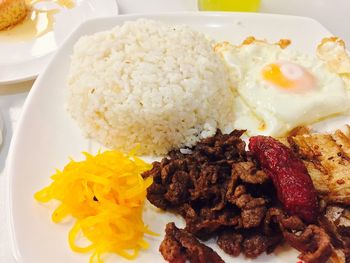 Close-up of food in plate