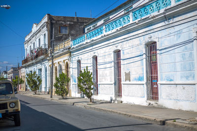 View of city street