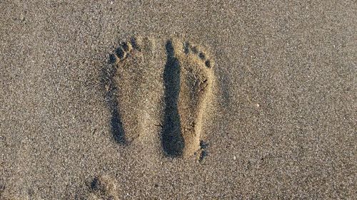 Full frame shot of sand at beach