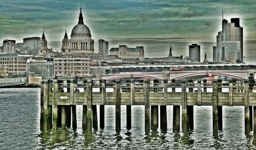 Buildings at waterfront