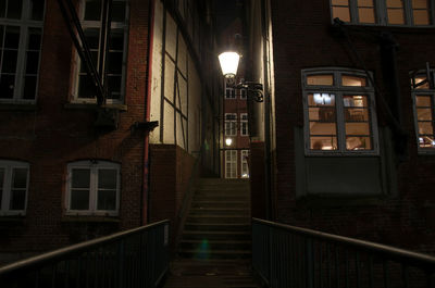 View of street light at night