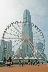 View of ferris wheel against sky