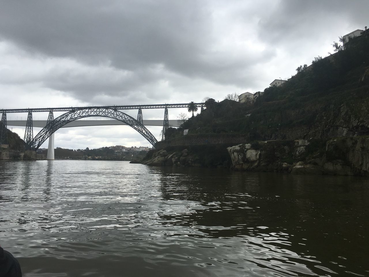 bridge - man made structure, connection, engineering, sky, river, water, transportation, built structure, architecture, bridge, nature, no people, cloud - sky, waterfront, outdoors, travel destinations, day