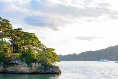 Matsushima bay sightseeing cruises. three views of japan. miyagi prefecture, japan