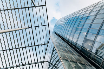 Low angle view of building against sky