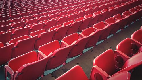 Full frame shot of chairs