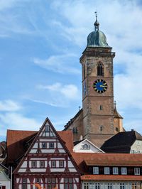 Low angle view of church against sky