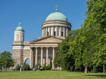 Esztergom at the danube river