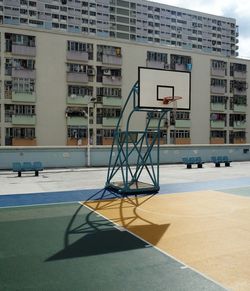 View of basketball court