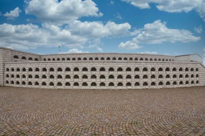 Low angle view of building against sky