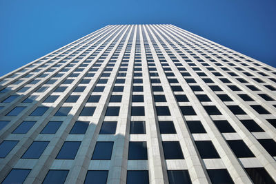 Low angle view of modern building against sky