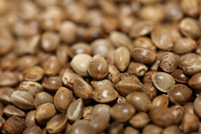 Full frame shot of roasted coffee beans