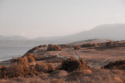 Scenic view of landscape against sky