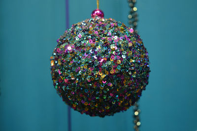 Close-up of christmas decoration