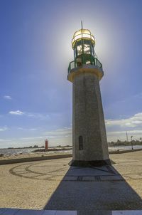 Lighthouse against clear sky