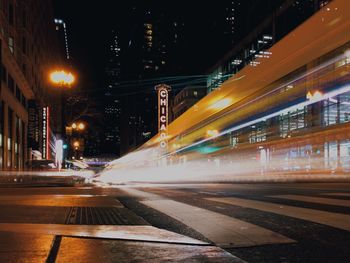 City street at night