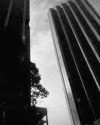 Low angle view of buildings against sky