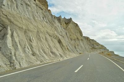 Road passing through landscape