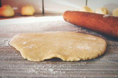 Close-up of dough