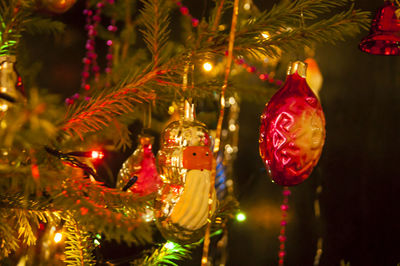 Close-up of christmas decorations