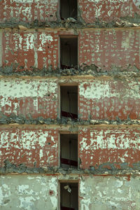 Full frame shot of weathered wall