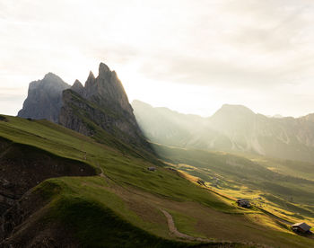 Scenic view of landscape against sky