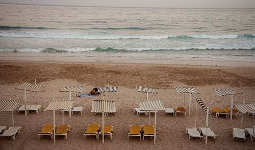 Scenic view of beach