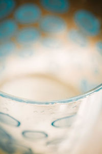 Close-up of bubbles in water