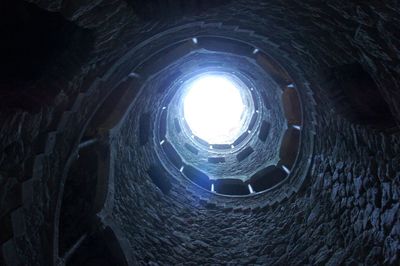 Low angle view of tunnel