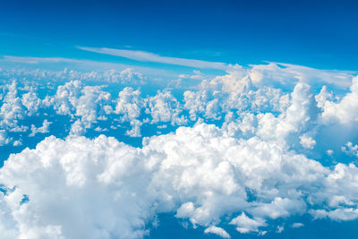 Low angle view of clouds in sky