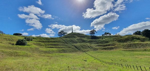 Panoramic view of landscape against sky