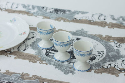 Close-up of tea served on table