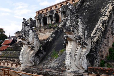 Architectural detail of a temple