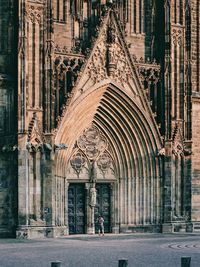 View of cathedral in city