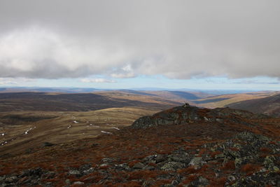 Scenic view of landscape against sky