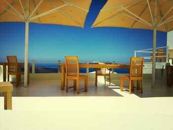 Built structure against blue sky