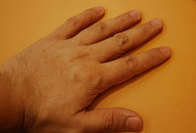 Close-up of hands