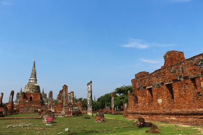 Old temple against sky