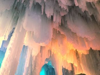 Panoramic view of cave