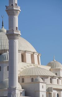 Low angle view of a building against clear sky