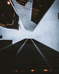 Low angle view of modern building