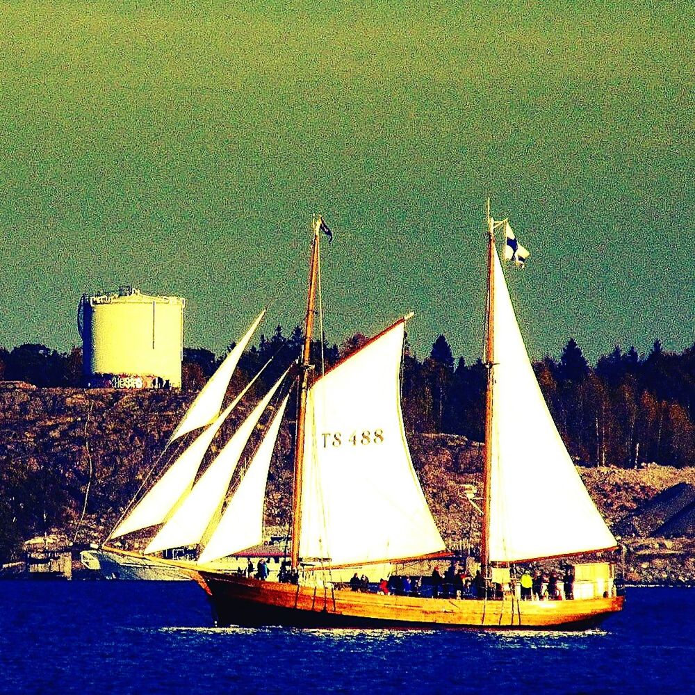 nautical vessel, boat, mode of transport, water, sailing, sailboat, mast, outdoors, day, nature, blue, no people, sky, rippled, travel destinations, tranquility, tourism, tranquil scene, beauty in nature