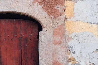 Close-up of brick wall