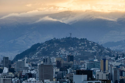 Cityscape against sky