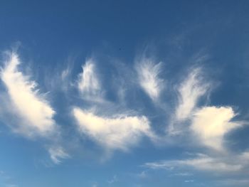 Low angle view of sky