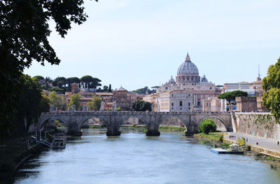 St peter and river tiber